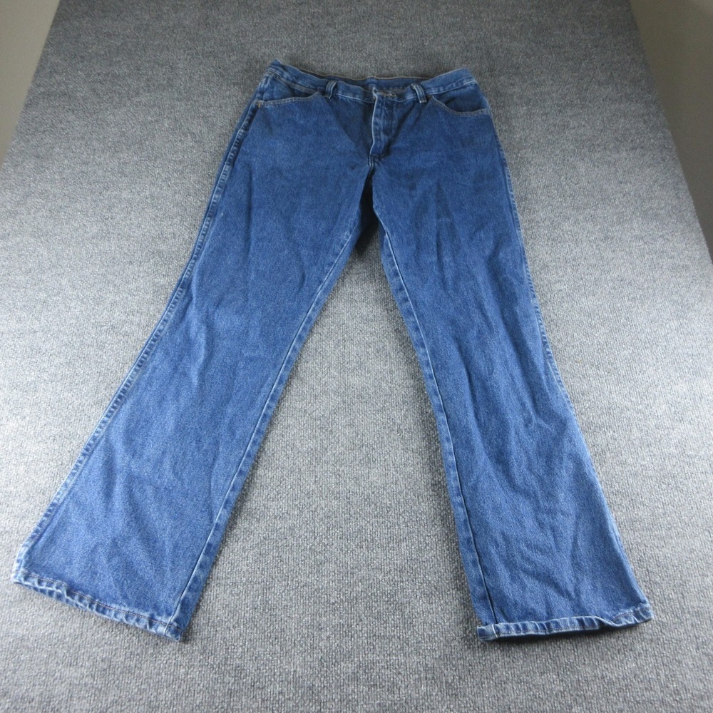 Wrangler Jeans Womens 13x32 Blue Medium Wash Slim Bootcut‎ Denim Casual Western